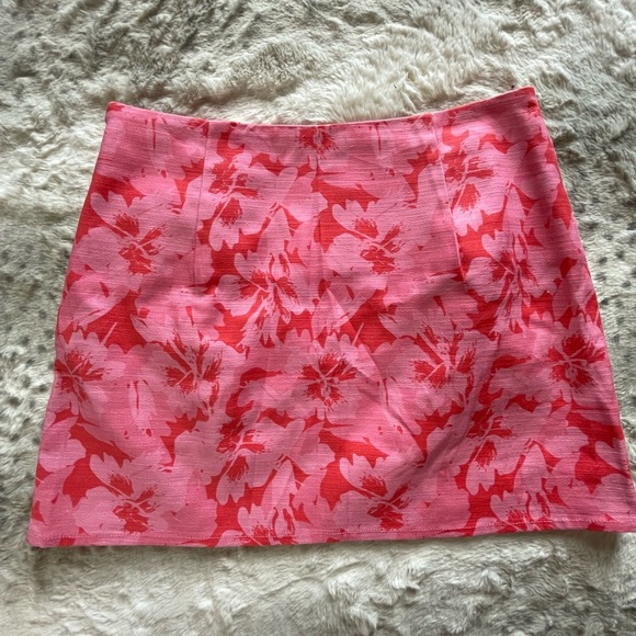 Peppermayo Exclusive - Take A Sip Tie Mini Skirt - Cherry Blossom - Picture 5 of 8